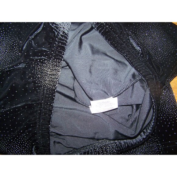 Di Marco Dress Top Maxi Skirt Black Velvet Sparkle Holiday Part M/L - Picture 11 of 12